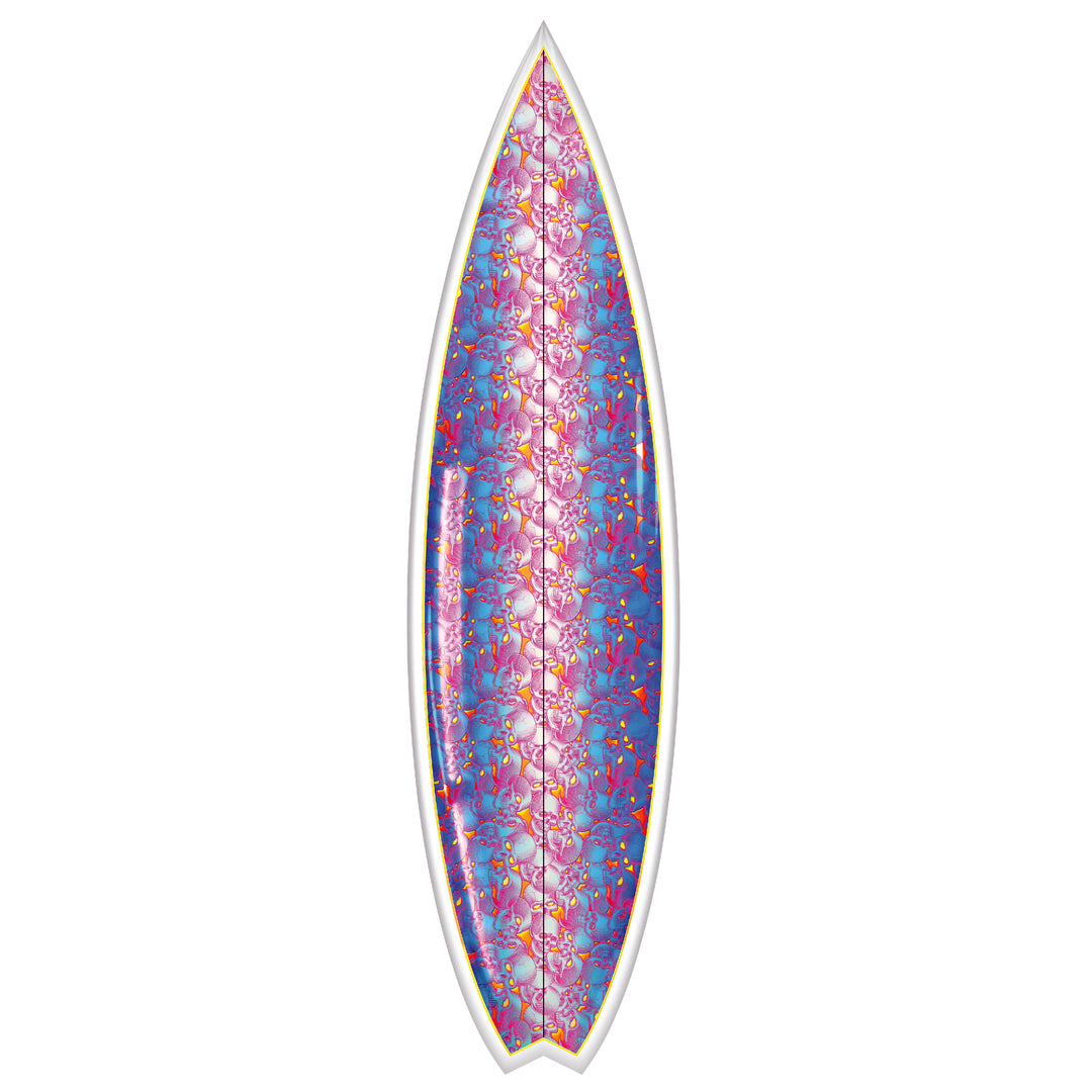 Pink & Blue 60's Skully