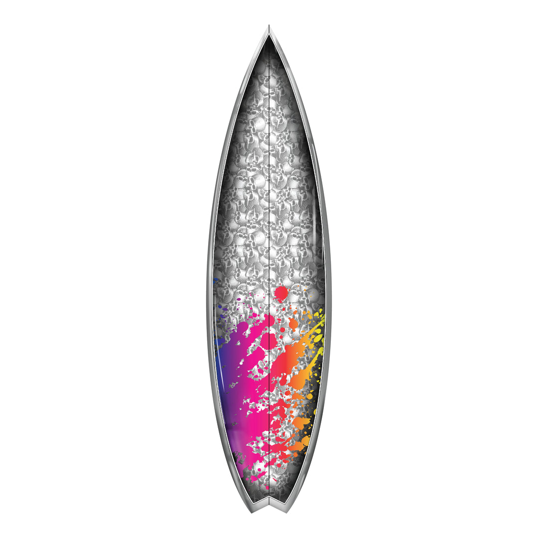 Rainbow Shred Skully