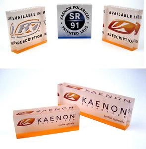 Reverse Printed Acrylic Branded Blocks